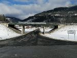 Bis voraussichtlich Anfang Juni wird die Brücke generalsaniert. © A16