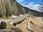 Rund drei Wochen wird der Abtrag der Waldbachbrücke dauern.