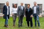 Partnerinnen und Partner des Klimadialogs: Daniela List, Daniela Köck, LR Hans Seitinger, LR Ursula Lackner und Friedrich Hofer (v.l.). © Land Steiermark/Robert Binder; Verwendung bei Quellenangabe honorarfrei