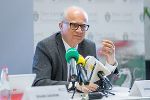 LR Hans Seitinger bei der Pressekonferenz zum „Langen Tag der Energie“ im Medienzentrum Steiermark.