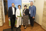 Holzwelt Murau-Geschäftsführer Harald Kraxner, Landesrätin Ursula Lackner, Landtagspräsidentin Manuela Khom, Murau-Bürgermeister Thomas Kalcher (v.l.) © Tom Lamm