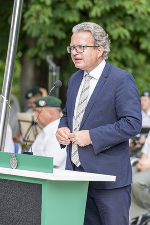 Landeshauptmann Christopher Drexler hob den hohen Stellenwert der Militärmusik Steiermark hervor.