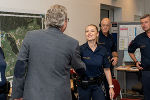 LH Christopher Drexler besuchte die Einsatzstäbe am Fliegerhorst Hinterstoisser und dankte den Behördenvertretern und Einsatzkräften