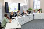 Pressekonferenz zur neuen Studie zum Anteil von Frauen in Führungspositionen in der Steiermark im Medienzentrum Steiermark.