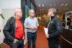 Landeshauptmann-Stellvertreter Anton Lang, Landeshauptmann Christopher Drexler und Fachabteilungsleiter Harald Eitner beim Lageupdate in der Landeswarnzentrale. © Land Steiermark; bei Quellenangabe honorarfrei Landeshauptmann-Stellvertreter Anton Lang, Landeshauptmann Christopher Drexler und Fachabteilungsleiter Harald Eitner beim Lageupdate in der Landeswarnzentrale.