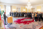 Landeshauptmann Christopher Drexler bei seiner Ansprache vor der Vereinigung österreichischer Bezirkshauptleute. © Land Steiermark/ Binder Landeshauptmann Christopher Drexler bei seiner Ansprache vor der Vereinigung österreichischer Bezirkshauptleute.