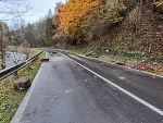 Nach einem Felssturz ist die B 20 zwischen Kapfenberg und Thörl gesperrt.