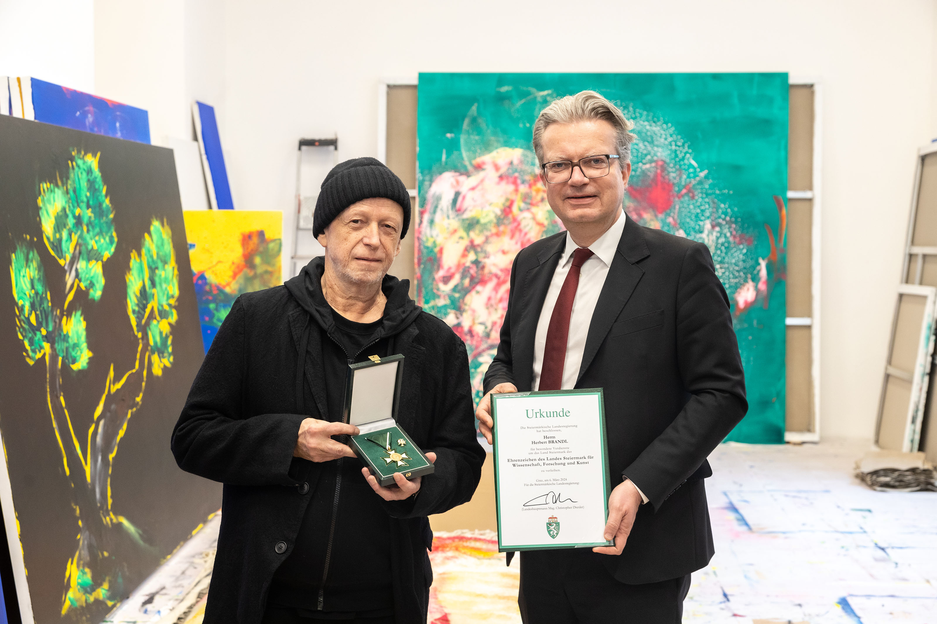High Prize for the Artist Herbert Brandel – State of Styria