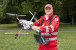 Drohnenpilot Otto Passesreiter und die Rot-Kreuz-Drohnenteams unterstützen im Fall des Ausbruchs der Afrikanischen Schweinepest. © Land Steiermark/Robert Binder; Verwendung bei Quellenangabe honorarfrei Drohnenpilot Otto Passesreiter und die Rot-Kreuz-Drohnenteams unterstützen im Fall des Ausbruchs der Afrikanischen Schweinepest.