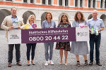 Präsentierten gemeinsam die neue Kooperation: Michael Riegler, Gabi Lechner, LR Simone Schmiedtbauer, LR Doris Kampus, Michaela Gosch und Johann Loibner (v.l.) © Foto: Land Steiermark; bei Quellenangabe honorarfrei