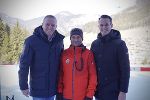 Landeshauptmann Mario Kunasek und Landesrat Stefan Hermann mit Ortsstellenleiter Christoph Kandler. © Land Steiermark; bei Quellenangabe honorarfrei Landeshauptmann Mario Kunasek und Landesrat Stefan Hermann mit Ortsstellenleiter Christoph Kandler.