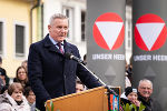 Rekrutenangelobung in Semriach: LH Mario Kunasek bei seiner Ansprache. © Land Steiermark/Andreas Resch; Verwendung bei Quellenangabe honorarfrei
