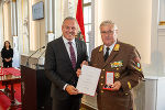 LH Mario Kunasek (li.) mit Fritz Reinprecht